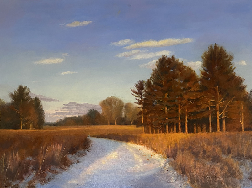 Red Winter Light